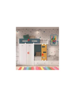 Block Dormitorio Juvenil F216 | Glicerio Chaves