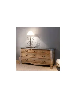 Cómoda madera y piedra | Crisal Decoración