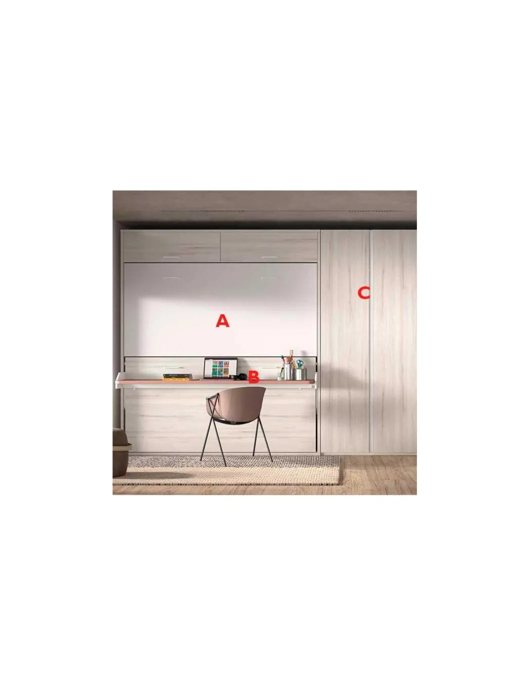 Composición Dormitorio Juvenil F251 | Glicerio Chaves