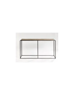 Consola roble y metal | Crisal Decoración