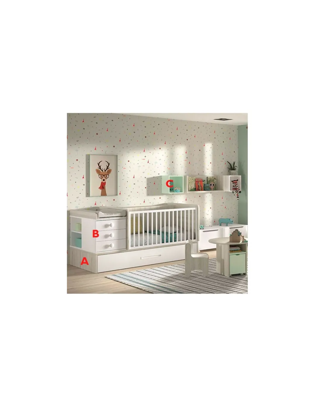 Dormitorio Infantil F314 | Glicerio Chaves
