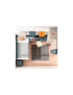 Dormitorio Juvenil Adapt 10 | Lan Mobel