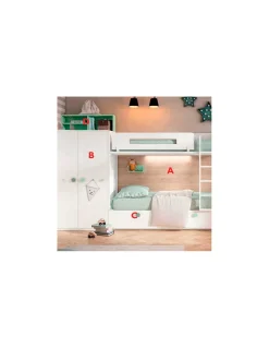 Dormitorio Juvenil Adapt 54 | Lan Mobel