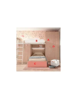 Dormitorio Juvenil Adapt 45 | Lan Mobel