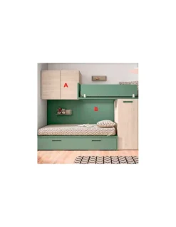 Dormitorio Juvenil Adapt 44 | Lan Mobel