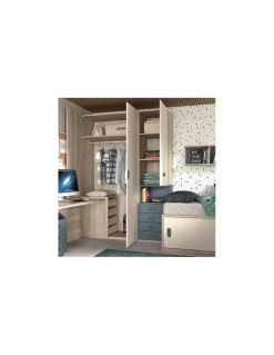 Dormitorio Juvenil Compacto F021 | Glicerio Chaves