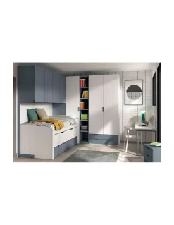Dormitorio Juvenil Compacto F014 | Glicerio Chaves