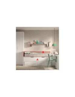 Dormitorio Juvenil Compacto F019 | Glicerio Chaves