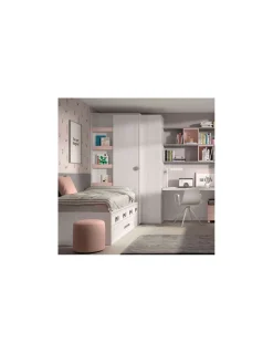 Dormitorio Juvenil Compacto F020 | Glicerio Chaves