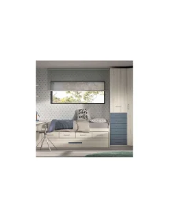 Dormitorio Juvenil Compacto F023 | Glicerio Chaves