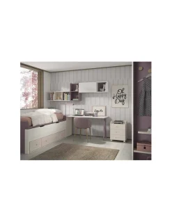 Dormitorio Juvenil Compacto F012 | Glicerio Chaves
