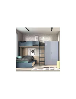 Dormitorio Juvenil con Litera F208 | Glicerio Chaves