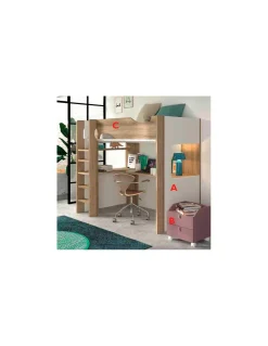 Dormitorio Juvenil con Litera F207 | Glicerio Chaves