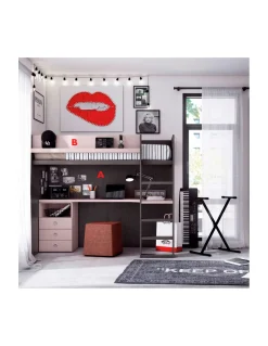 Dormitorio juvenil Delulu 49 | Muebles Ros