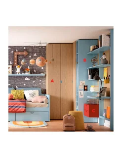 Dormitorio juvenil Delulu 03 | Muebles Ros