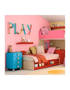 Dormitorio juvenil Delulu 44 | Muebles Ros