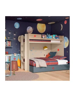 Dormitorio juvenil Delulu 52 | Muebles Ros