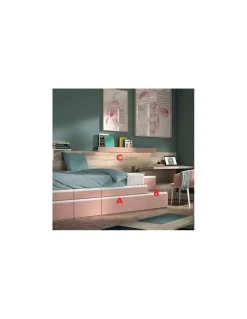 Dormitorio Juvenil F152 | Glicerio Chaves