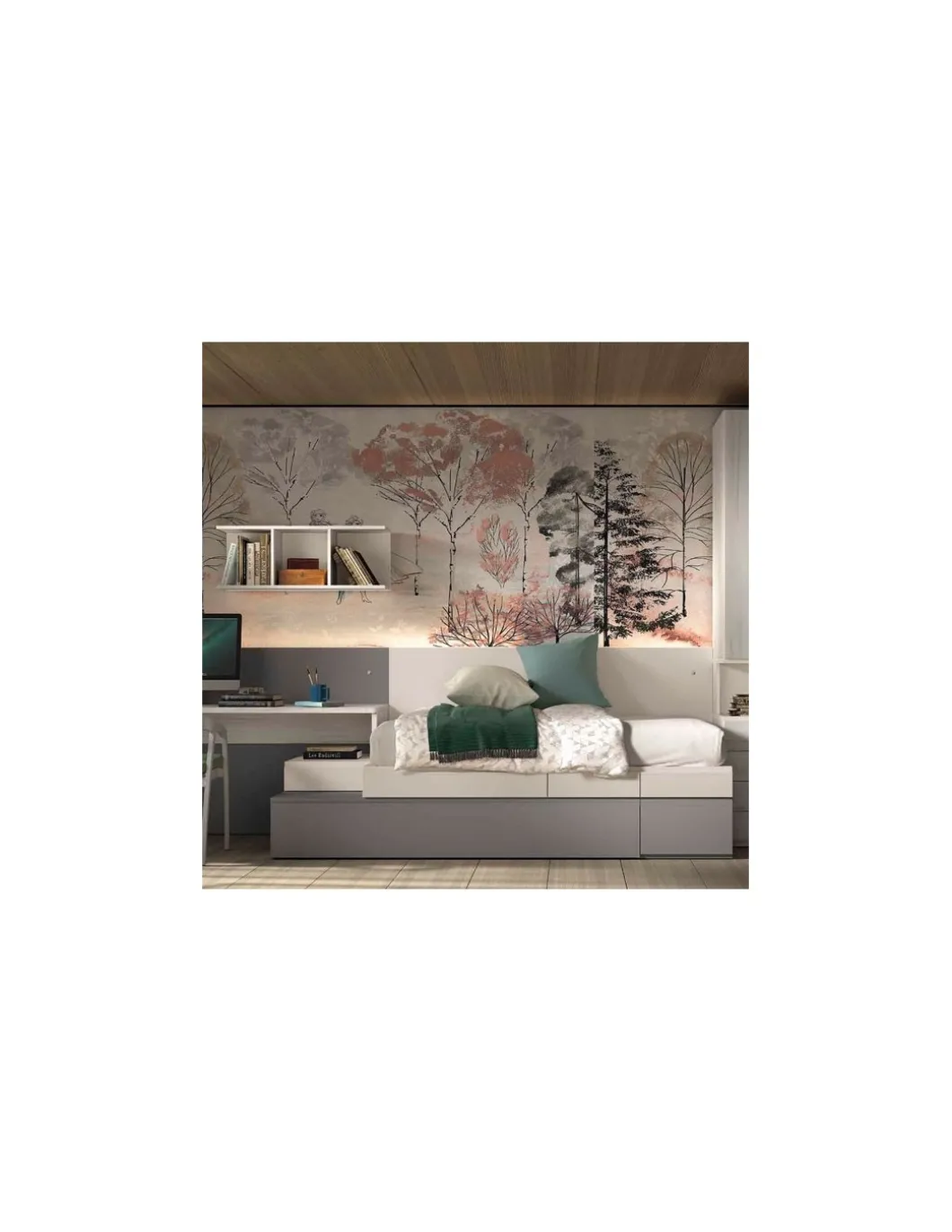Dormitorio Juvenil Modular F151 | Glicerio Chaves