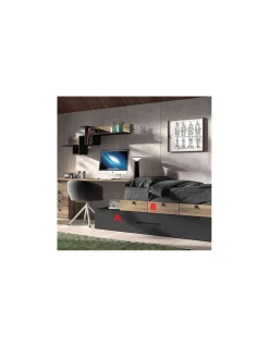 Dormitorio Nido Juvenil F153 | Glicerio Chaves