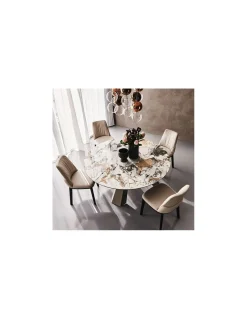Mesa Eliot Keramik Round | Cattelan Italia