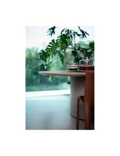 Mesa Holo Pillar madera | Kristalia
