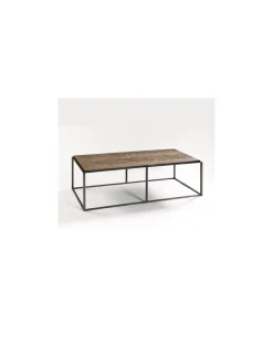 Mesa madera y metal | Crisal Decoración
