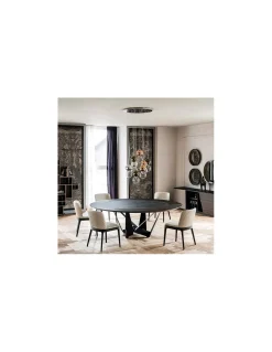 Mesa Skorpio Ker-Wood Round | Cattelan Italia