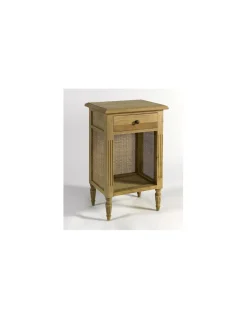 Mesita de noche madera | Crisal Decoración