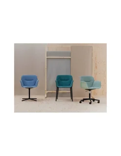 Silla con ruedas Nuez 2773 | Andreu World