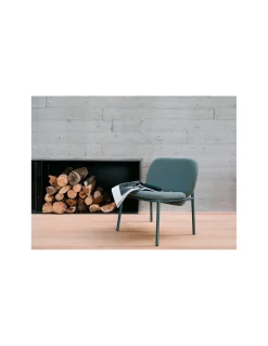 Sillón Lana Acero respaldo bajo | Ondarreta