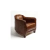 Sillón piel envejecido | Crisal Decoración