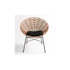 Sillón redondo ratán | Crisal Decoración