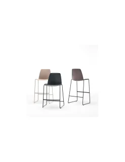 Taburete Unnia trineo | INCLASS